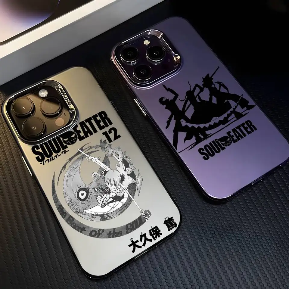Cool Fishion S-Soul Eater Phone Case For IPhone 17 16 15 14 13 12 11 Pro Max Air Multicolor Matte Laser Metallic Aurora Funda - AliExpress 202192403 Cool Fishion S-Soul Eater Phone Case For IPhone 17 16 15 14 13 12 11 Pro Max Air Multicolor Matte Laser Metallic Aurora Funda - AliExpress 202192403