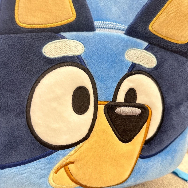 Bluey Cartoon Plush Bag Children School Bag Bluey Bingo Plush Mini Backpack Book Soft Bag Gifts For Kids