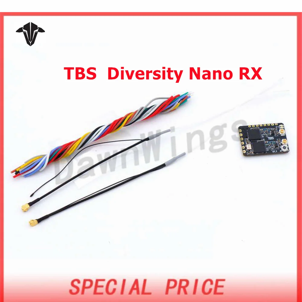 TBS  BlackSheep Crossfire Diversity Nano RX - Long Range FPV Receiver 8CH CRSF 915/868Mhz PWM RC System