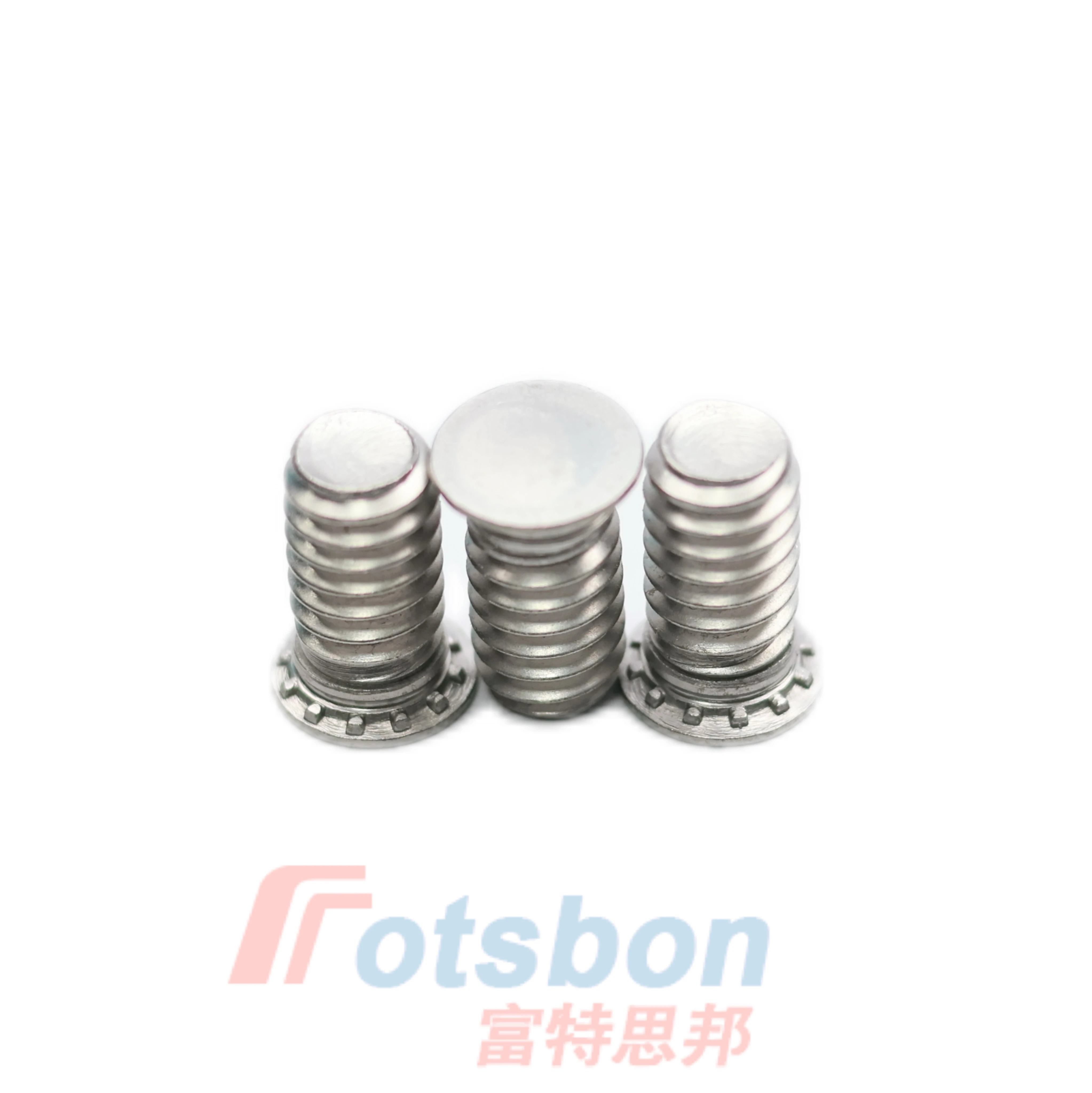 Small Head Studs FHLS-M2.5M3M3.5M4M5 Self-Clinching Low-Displacement Flush Screws