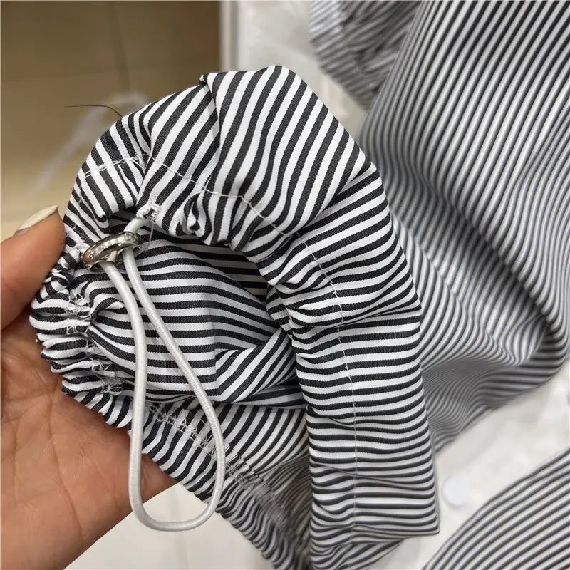 2024 Women's Clothing Hooded Color Blocked Long Sleeved Shirt Spring and Autumn New Fashionable Niche Shirt Western-style Tops