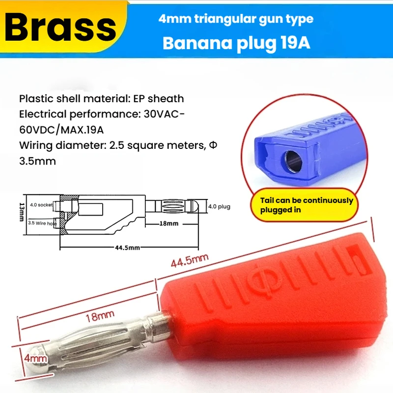 

20Pcs Multi-Color 4MM Stackable Banana Plug Electrical Connector Accessories