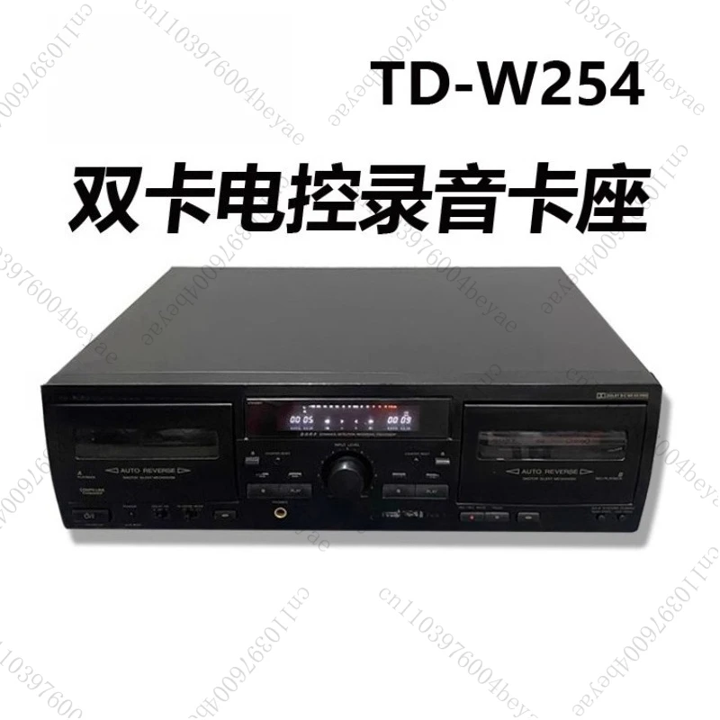 Dual Cassette Deck Recorder 2-Way Tape Deck Player with Auto Reverse Hi-Fi Stereo Sound Vintage Audio Equipment