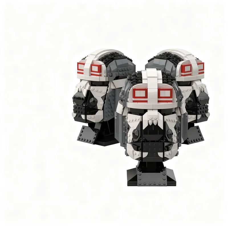 

765PCS MOC Space Battle Helmet Clone Commando Wrecker Model Custom Puzzle DIY Creative Ideas Kids Toy Birthday Gift Assembly Set