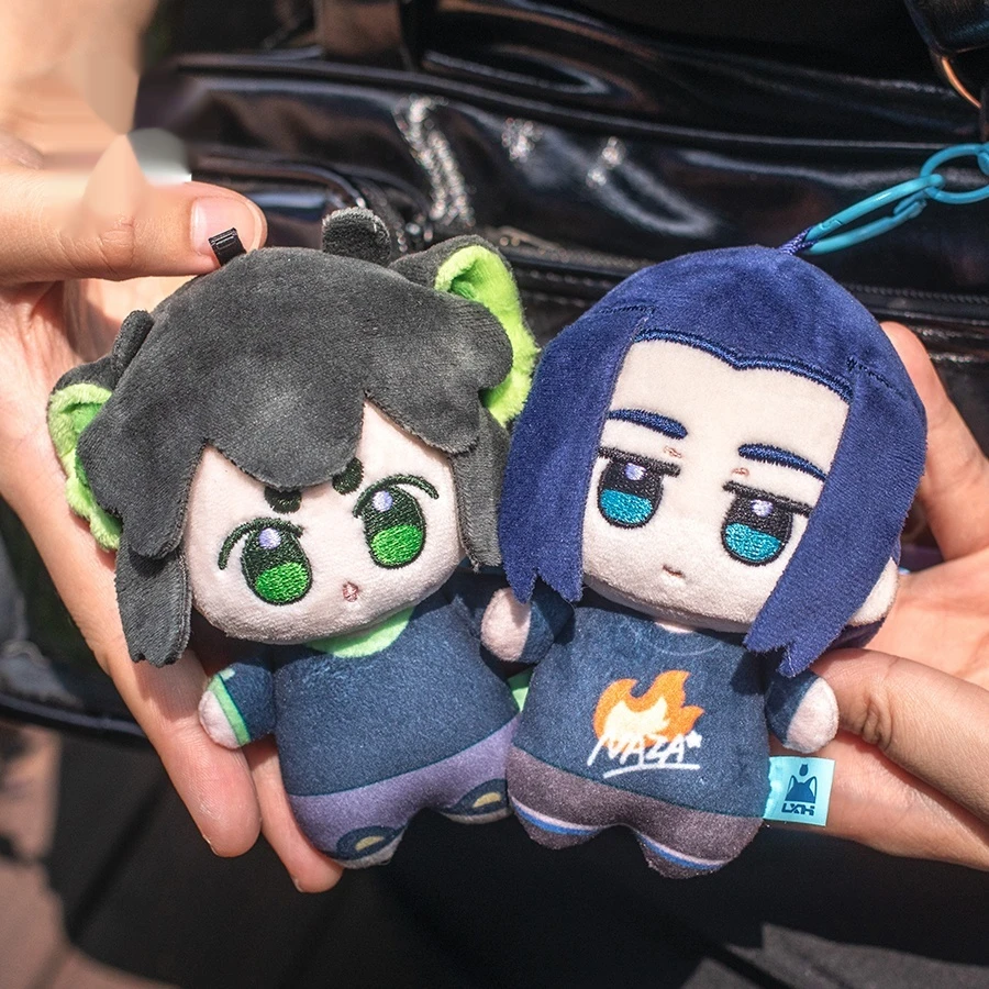 

10cm Anime Black Cat Boy Plush Toy Movie Character Stuffed Doll Cute Collectible Soft Plushie Gift for Fans