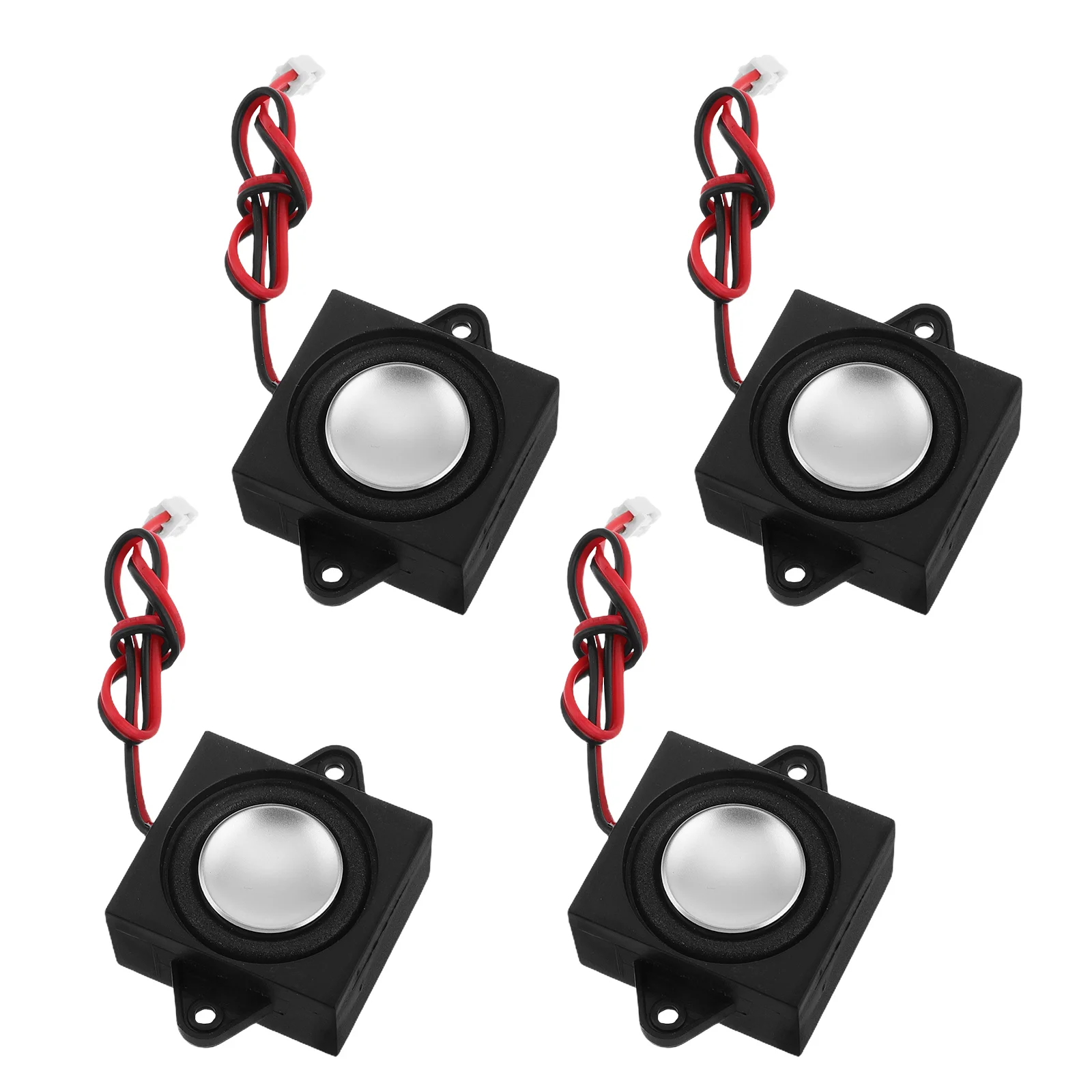 

4pcs Audio Speaker Connectors 8 Ohm 2.0 Terminal Mini Abs Cavity XHDZ Portable Sound Clear Realistic Music Speakers