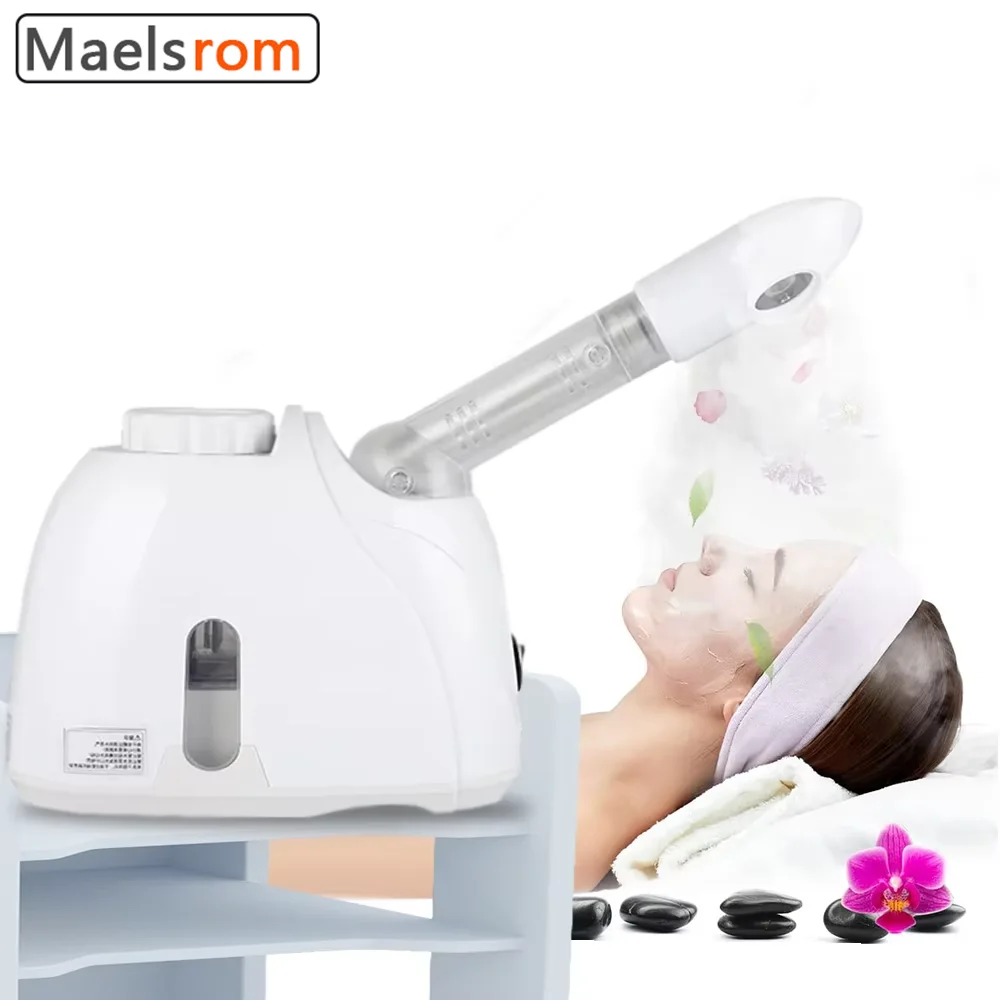 Máquina de pulverización de vapor Facial, cuidado de la piel humeante de ozono avanzado iónico para salón, Spa y limpieza hidratante del hogar