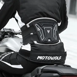 Motorcycle Waist Protector Brace Anti-Fall Comfortable Breathable Off-Road Waist Kidney Support Belt Motorcycle Protective Gear