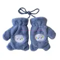 Blue gloves