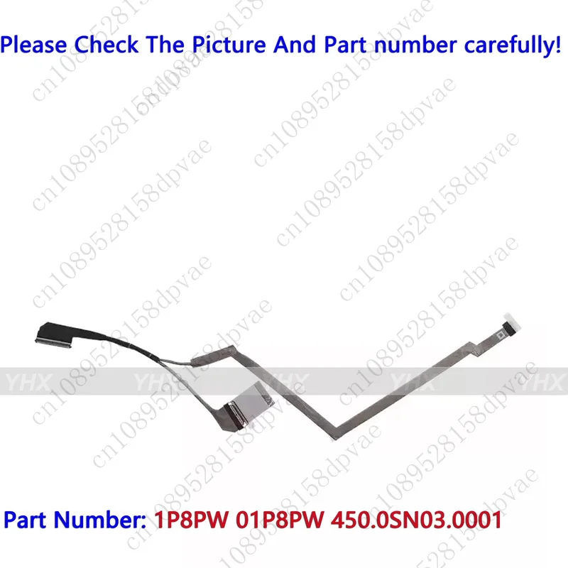 

GYX New For DELL Latitude 3591 Precision 5540 FHD IR EDP CABLE NO-TOUCH 01P8PW Fast delivery