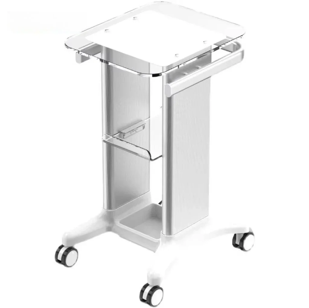 Multifunctional High Quality Mobile Medical Emergency Trolley with Silent Wheels for Hospital Clinic Nursing Use