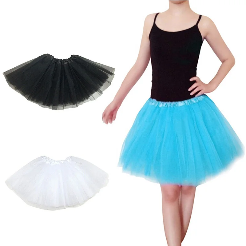 Adults Teens Girl Tutu Ballet Skirt Tulle Costume Fairy Party Hens Nigh