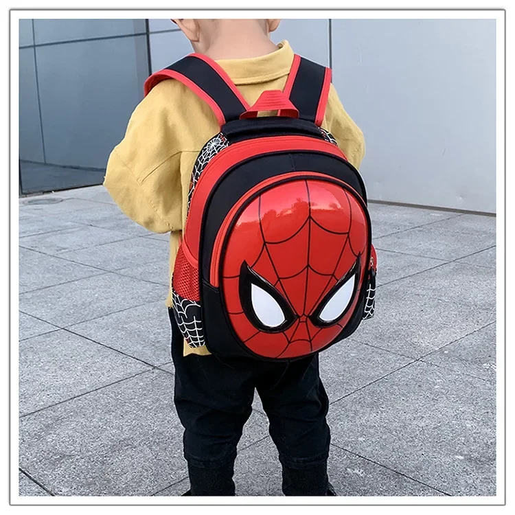 MARVEL SPIDERMAN Backpacks Super heroes New School Bag 3D stereo Children Boys Kindergarten Backpack Kids Children Cartoon Bags