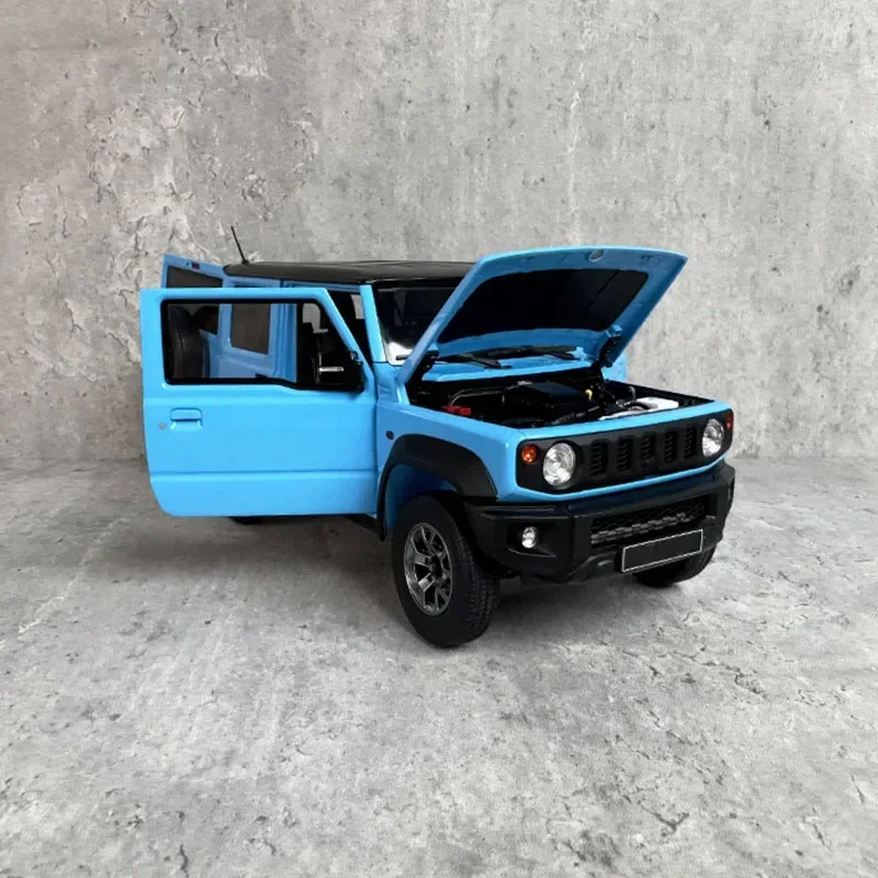 

1:18 ЖК-модель Jimny Suzuki Jimny внедорожник, модель автомобиля из сплава, коллекция орнаментов