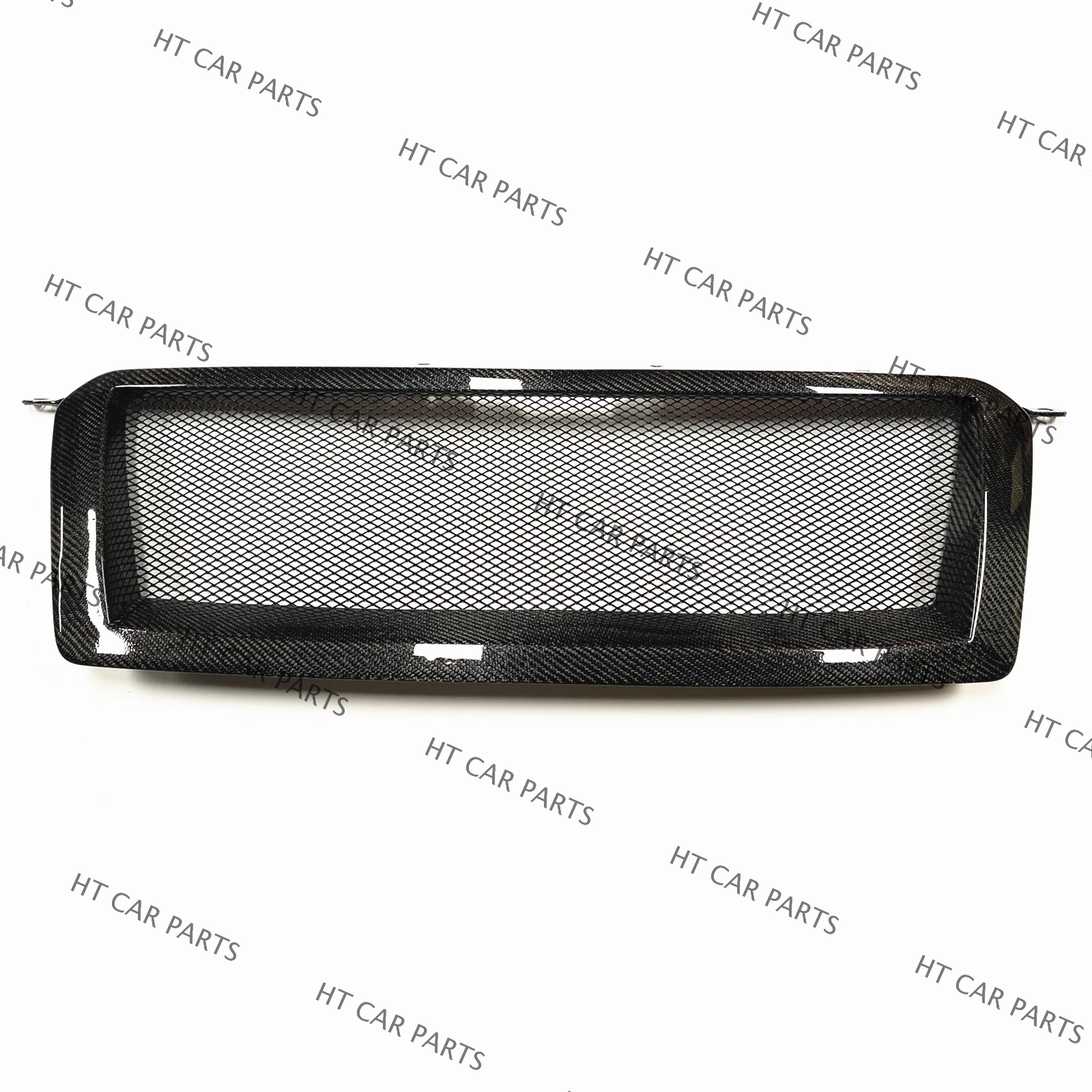 For Subaru Outback 2013-2014 Wagon in US and Canada 1 Piece Black Carbon Fiber Front Grill Grille Mesh Honeycomb Style