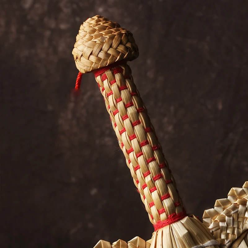 

Ручной плетеный соломенный ручной веер Старый летний натуральный ручной веер Экологически чистый веер ручной работы Декоративный круглый веер ГОРЯЧИЙ