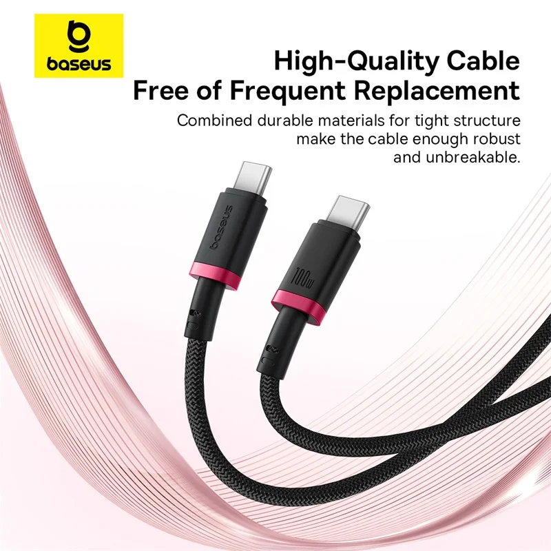Baseus Dura Series Fast Charging Cable Type-C Or USB to Type-C 100W