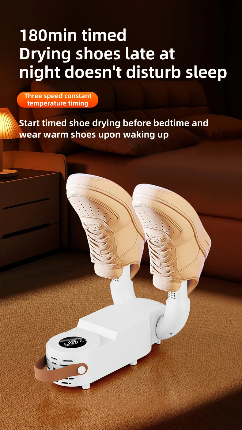 Schuhtrockner UV-Schuhsterilisator Intelligenter Timer Schuhtrockner Geruchsbeseitiger Socken-Stiefel-Deodorizer Faltbarer Schuh-Heiztrockner – Detail 11