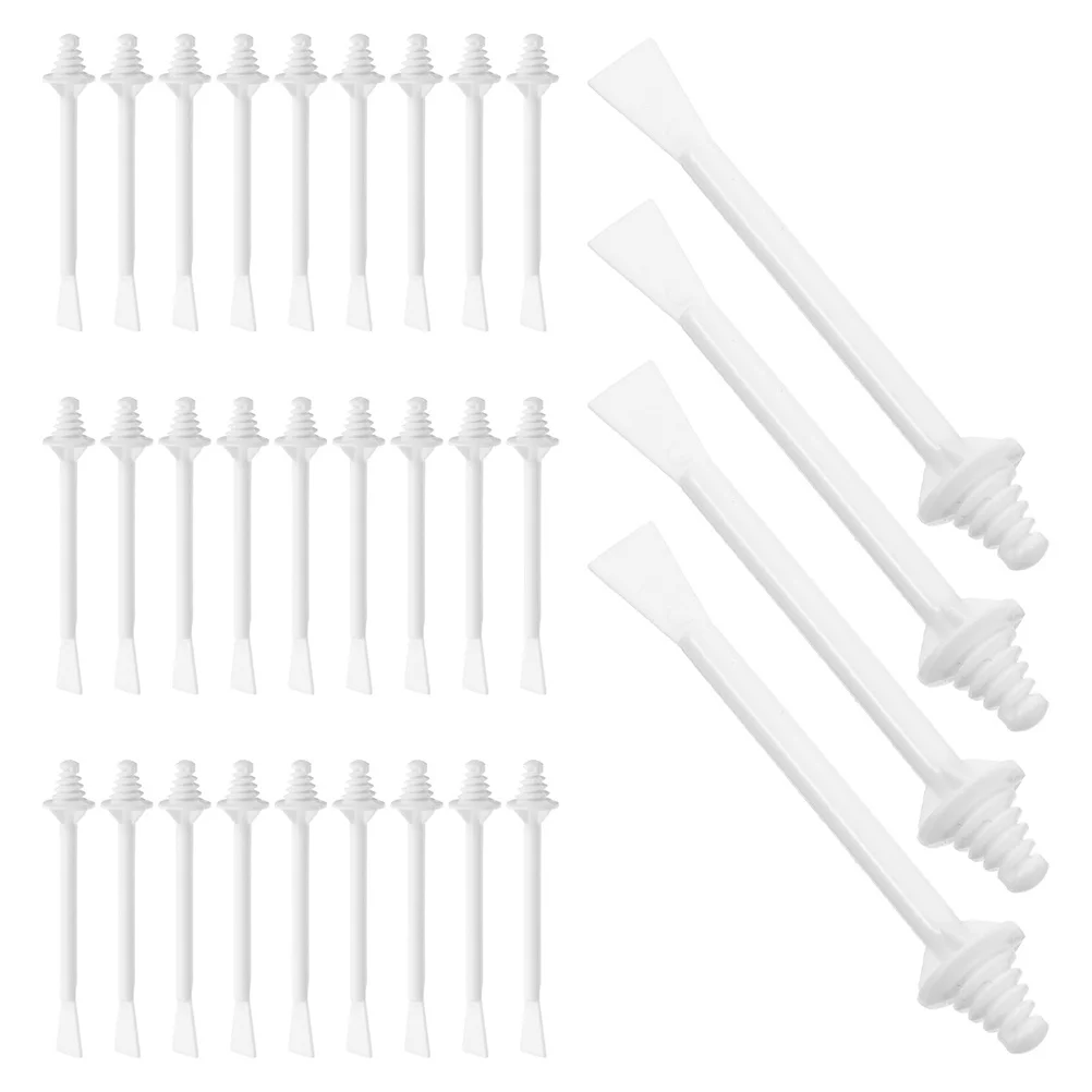 100 قطعة من أعواد شمع الأنف ذات نهاية مزدوجة مجموعة إزالة شعر الوجه والأذن الدقيقة ومزيل شعر الأنف وعصي قضيب الشمع لنظري الأنف #1