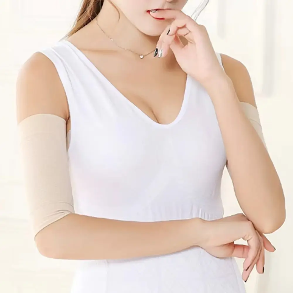 

1 пара новых рукавов для похудения, формирующих рукавов, эластичный пояс для похудения, триммер, компрессионный пояс для женщин