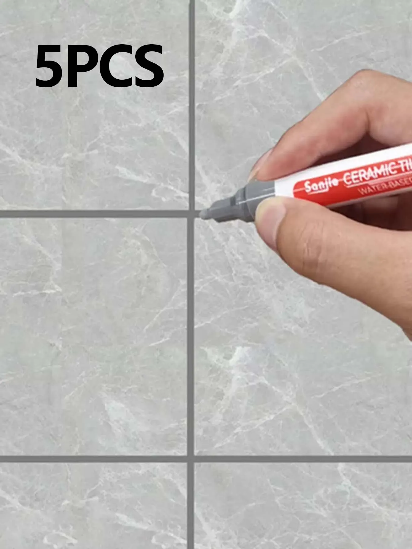 1/5/10/30PC Keramische tegels badkamer muur vloertegel kloof kleur reparatie anti-schimmel waterdicht whiteboard kleur reparatie pen