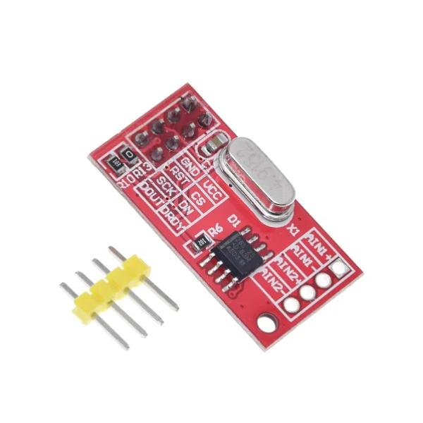 AD7705 Dual 16 bit ADC Data Acquisition Module Input Gain Programmable SPI Interface TM7705