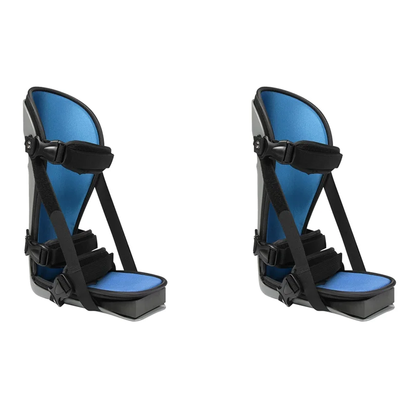 2X Fascite plantare Notte Stecca Supporto per il piede Boot Tendinite Brace per tendine fascia e polpaccio Stretching Tallone Osso S