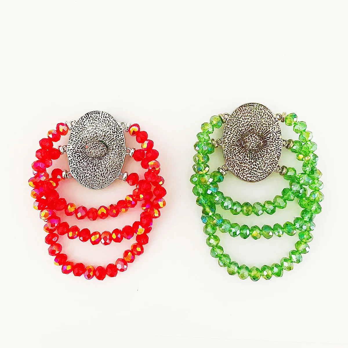 MITTO FASHION JEWELRIES AND HIGH ACCESSORIES RESIN MERMAID AND GLASS BEADS ASSORTED VINTAGE WOMEN STRETCH BRACELET