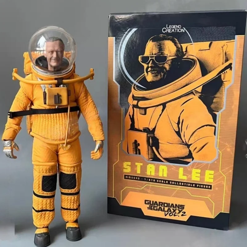 

New In Stock Avengers Father Stan Le Observer Form Spacesuit Action Figure Soldier Model Enthusiast Desktop Collectible Gifts