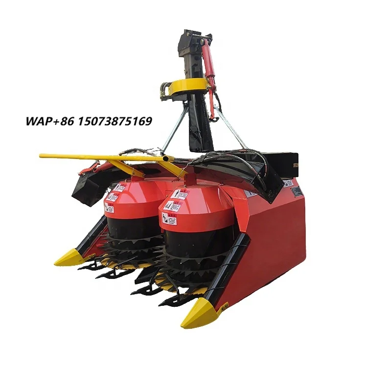 Tractor Mechanical Power Corn Silage Harvesting Machine Tractor Mounted Grass Harvester Machine Grass Silage Harvester