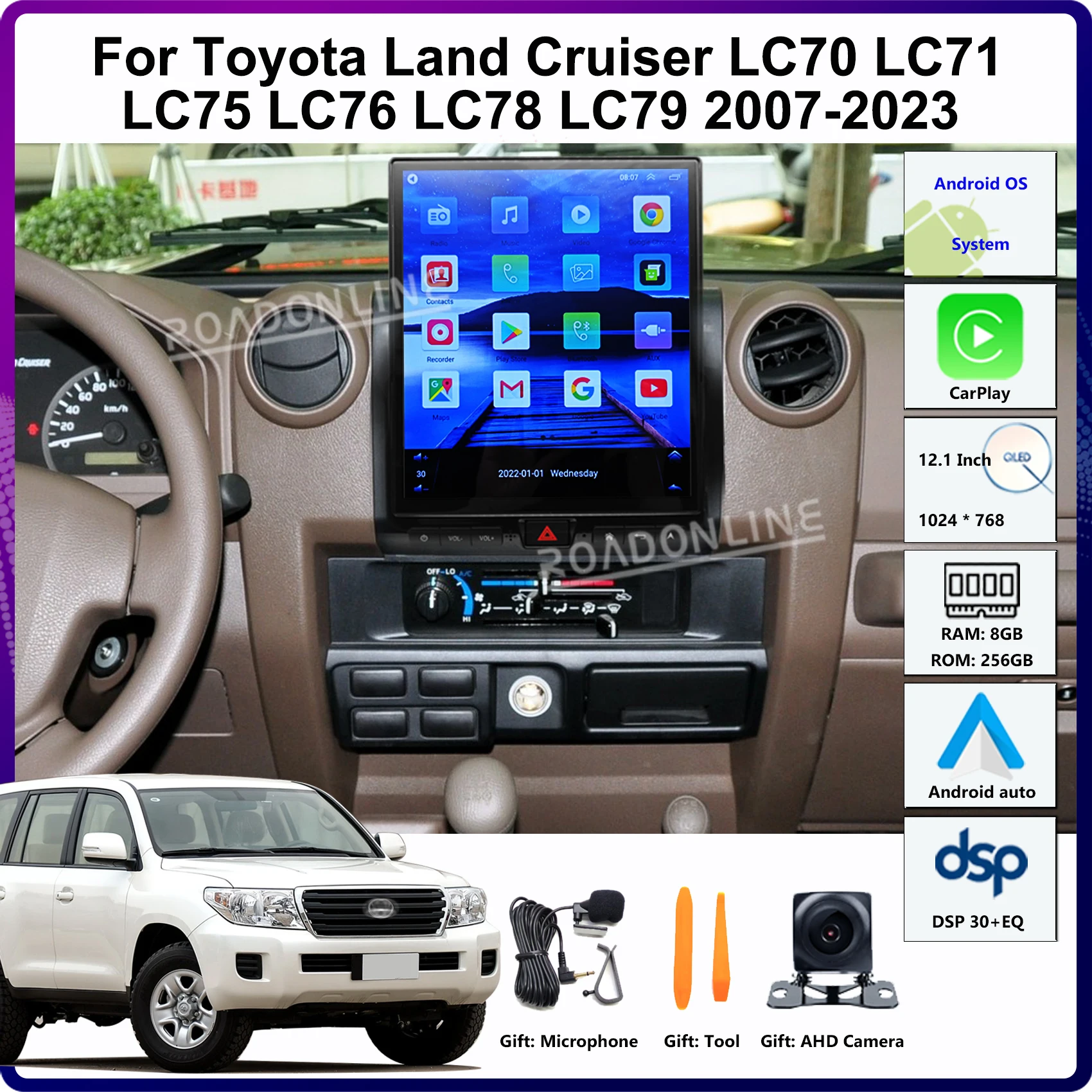 12.1" Android 14 Fo…