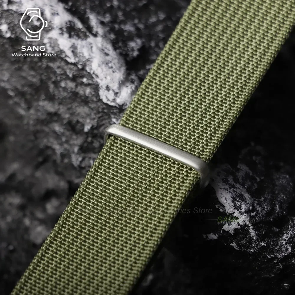 18 mm, 19 mm, 20 mm, 22 mm, geripptes Premium-Nylon-Uhrenarmband für Omega, Militär- und Freizeitarmband für Seiko, Army Sport, Ersatzarmband – Detail 4