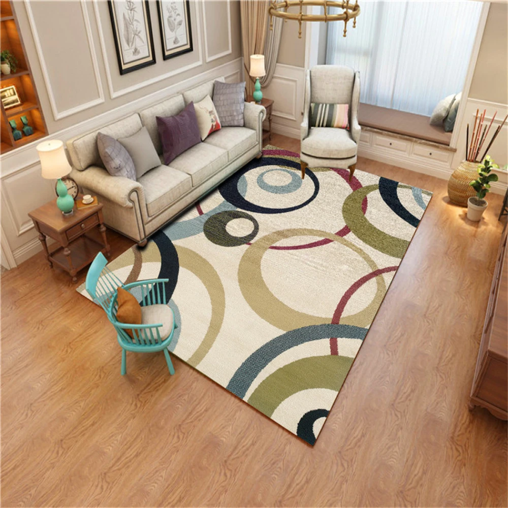 Modern Home Decor Living Room Area Rug Abstract Geometric Parlor Bedroom Carpet Rug Home Decor Coffee Table Kitchen Mat Floormat