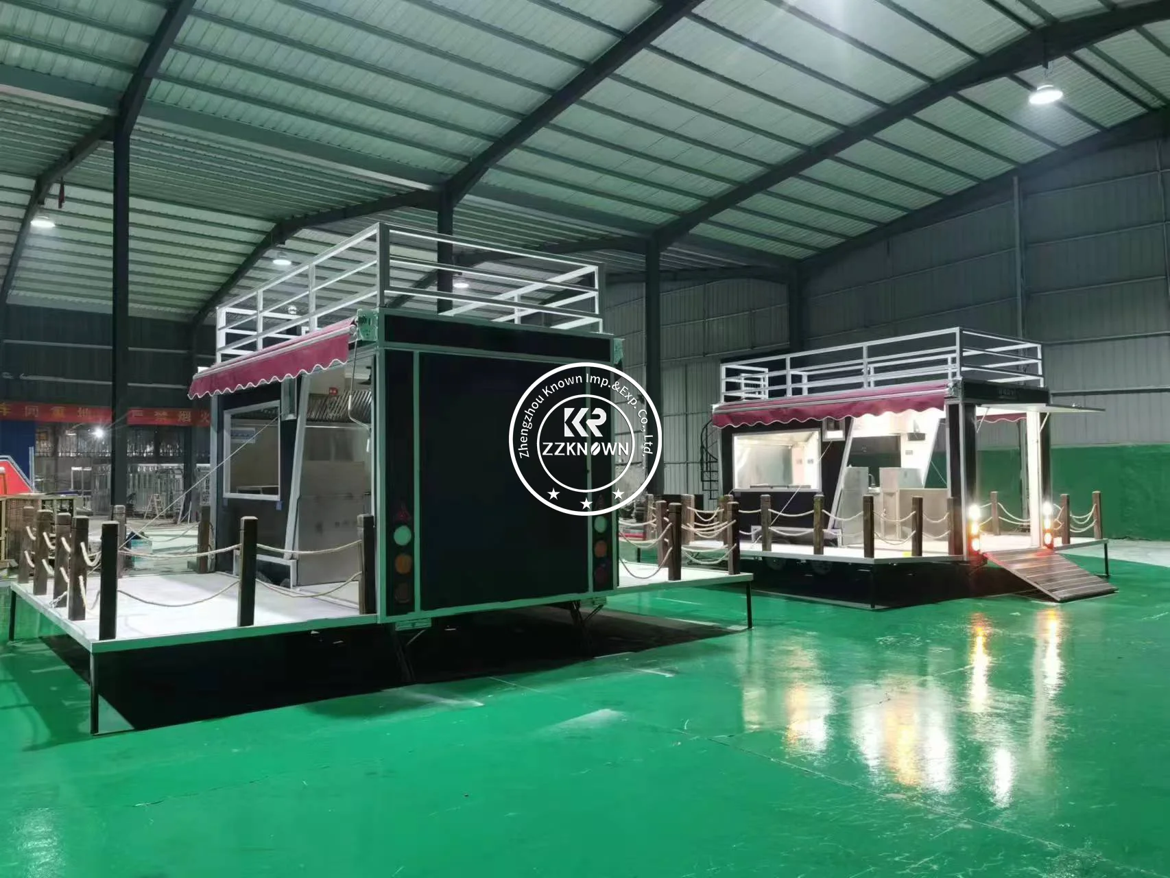 20ft مقطورة الغذاء المتنقلة البيتزا عربة خدمة الطعام كشك مقهى شاحنة الآيس كريم مع مطبخ كامل الولايات المتحدة للبيع