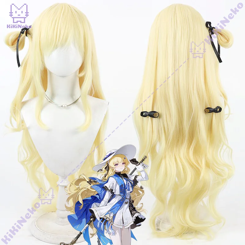 Wuthering Waves Phoebe شعر مستعار كوسبلاي طويل أشقر مجعد للحفلات التنكرية والمناسبات التنكرية |   الكبار النساء الرجال تأثيري التبعي