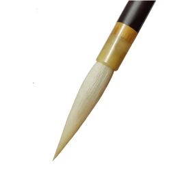 Long Hair Seal Script Calligraphy Brush Soft Woolen Hair Brush Professional Running Cursive Script Chinese Painting Brush Pen