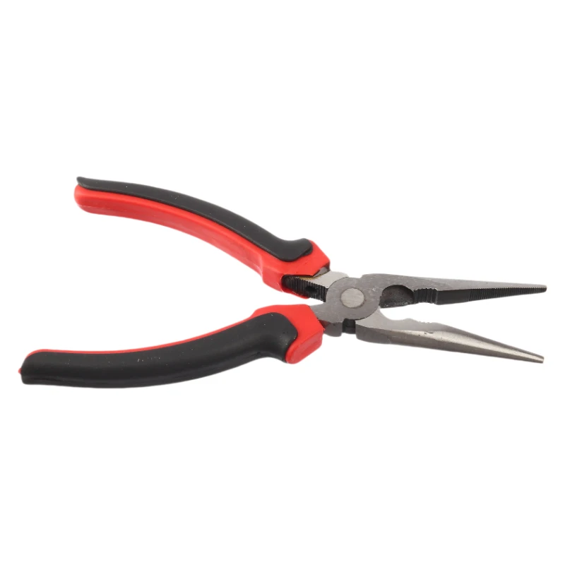 8インチワイヤープライヤー クロムバナジウム鋼ワイヤーカッター ワイヤーツイストプライヤー 鉄線尖ったノーズフラットプライヤー