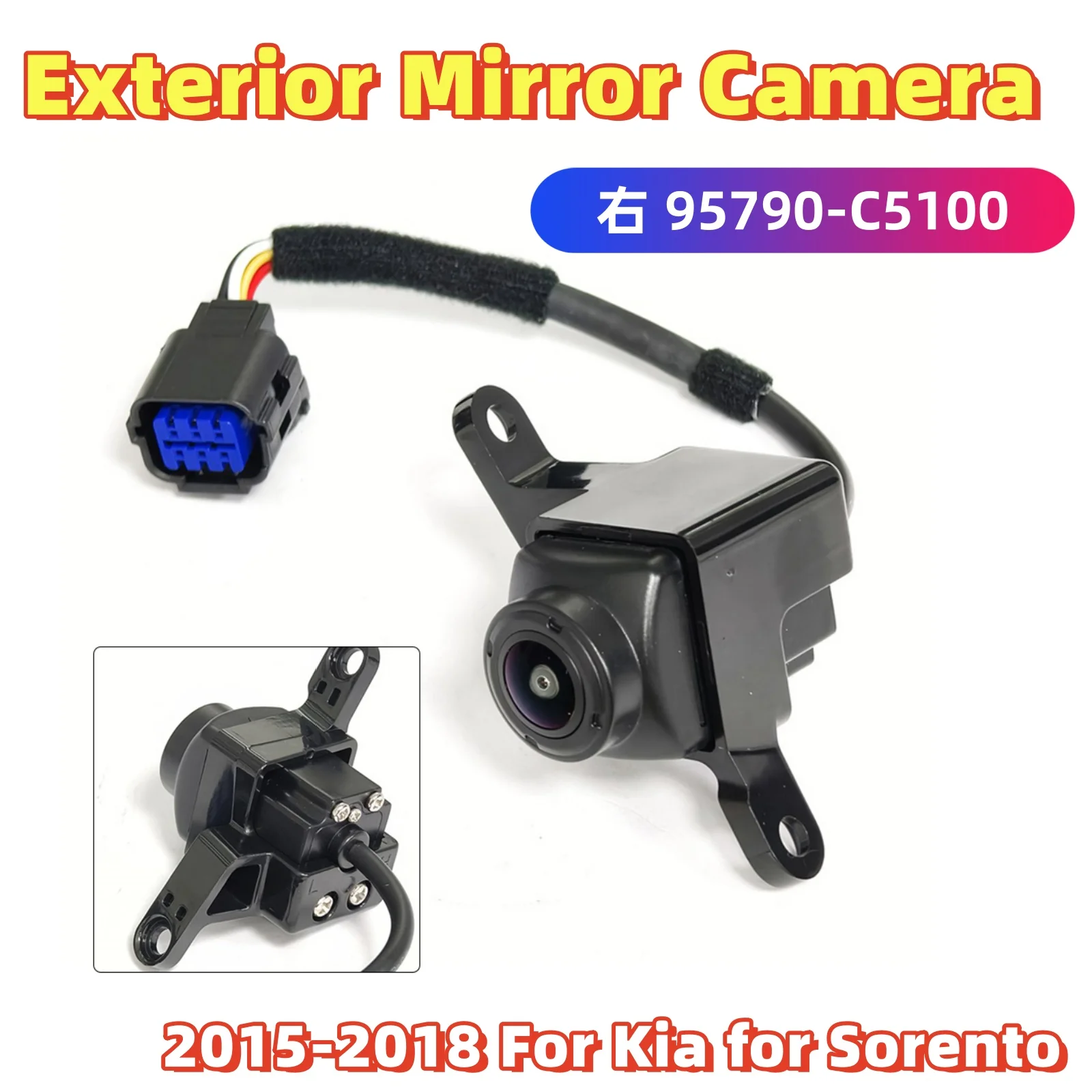 Car Side View Camera Right Left Side Parking Camera 95790-C5100 95790-C5000 For Kia For Sorento 2015-2018 Exterior Mirror Camera