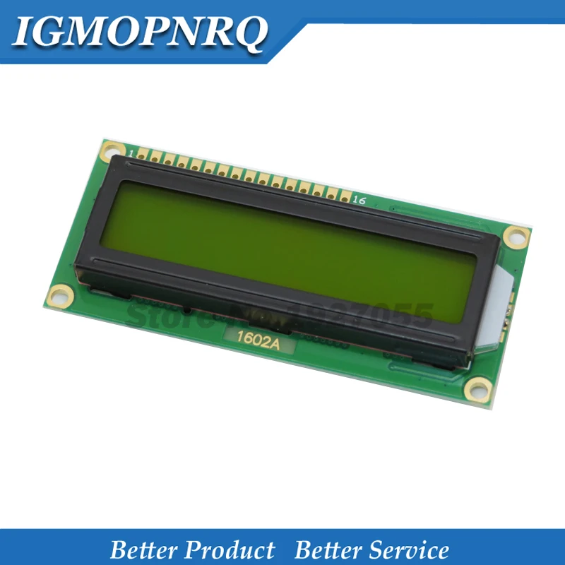 

1pcs LCD1602 LCD 1602 green screen with backlight LCD display 1602A-5v