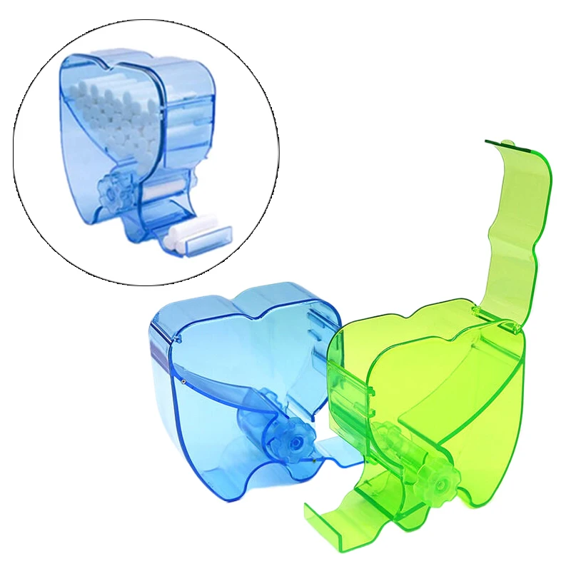 Dozownik rolek bawełny dentystycznej typu obrotowego Kolorowy ortodontyczny pojemnik do przechowywania rolek bawełny Uchwyt kliniki dentystycznej