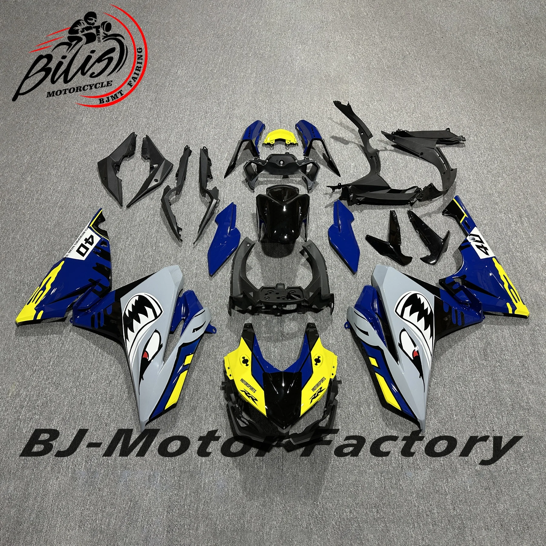 لهوندا CBR500R CBR 500R CBR500 R 2019 2020 2021 2022 2023 الجسم الهدايا المجمعة الكاملة القلنسوة هيكل السيارة ABS حقن رمادي أسود أصفر