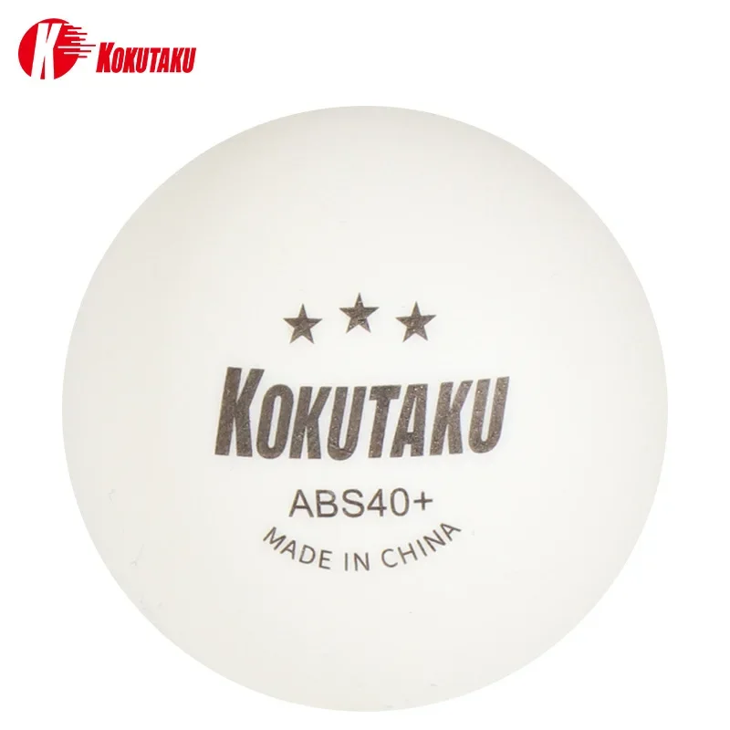 20/50/100 Stück KOKUTAKU 3 Sterne Tischtennisbälle Professionelles ABS Neues Material 40+ Ping-Pong-Ball mit Naht für Wettbewerb