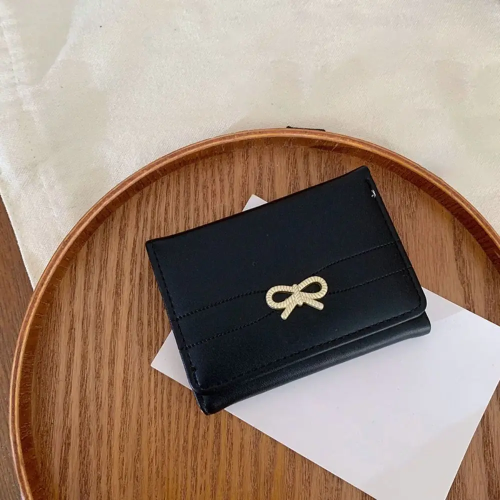 محفظة صغيرة محمولة على الطراز الكوري بلون سادة ومحفظة بسيطة للطلاب متعددة الوظائف وخفيفة الوزن ومنظم للبطاقات #4