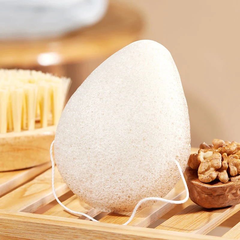 Walnut Konjac Facial Sponge For Deep Cleansing And Gentle Exfoliation Soft Skin Care Puff