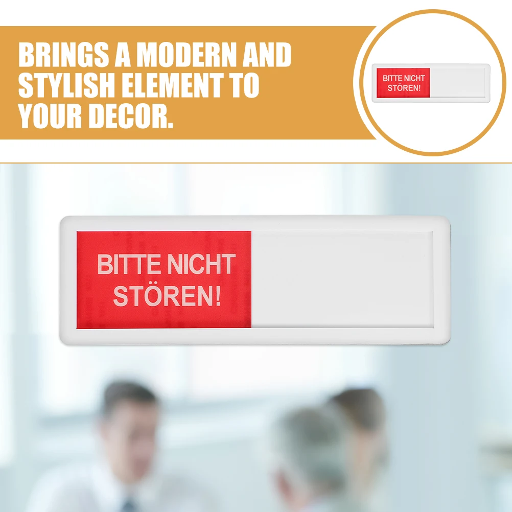 

3 Pcs Would Sliding Door Sign Use/available Slider House Number Acrylic