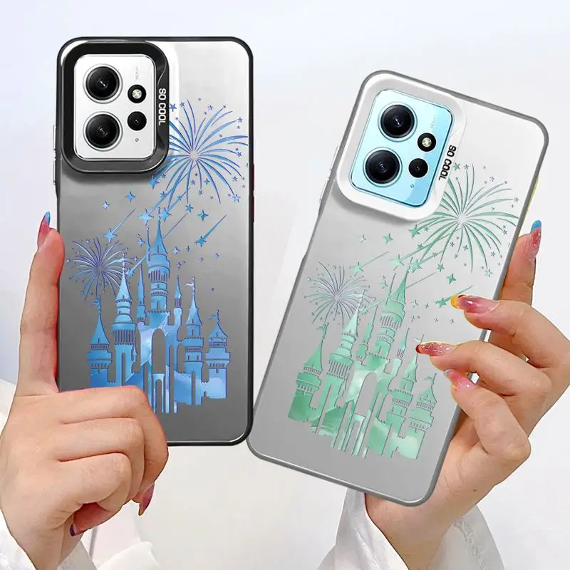 Phone Case for Xiaomi Redmi Note 13 Pro 10 11 12 Pro Plus 11S 12S 10Pro 11Pro Silicone Soft Disney Fireworks Castle Cover image 3
