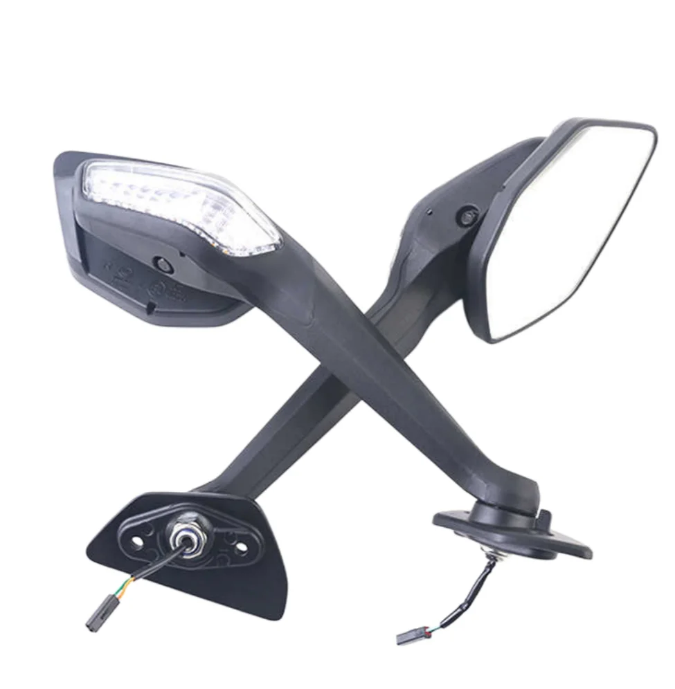 

For CFMOTO 675SR CF650-10 Side Mirror Assembly with Turn Signal, Left/Right Rear View Mirror