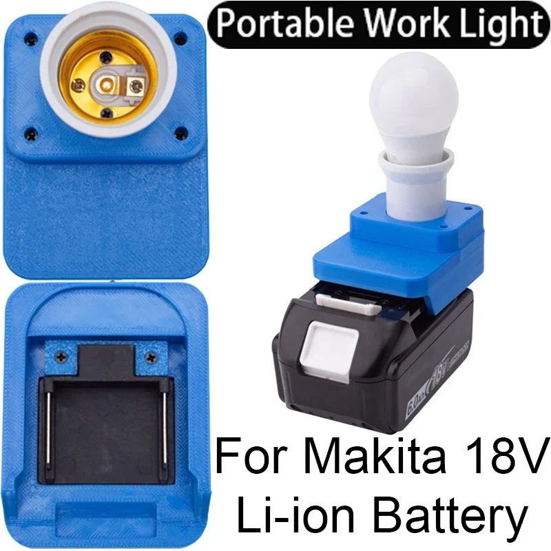 Portable LED Work Light for Makita 18V Li-Ion Battery LED Tool Light for Indoor and Outdoor Work Light Bulb Portable Lantern