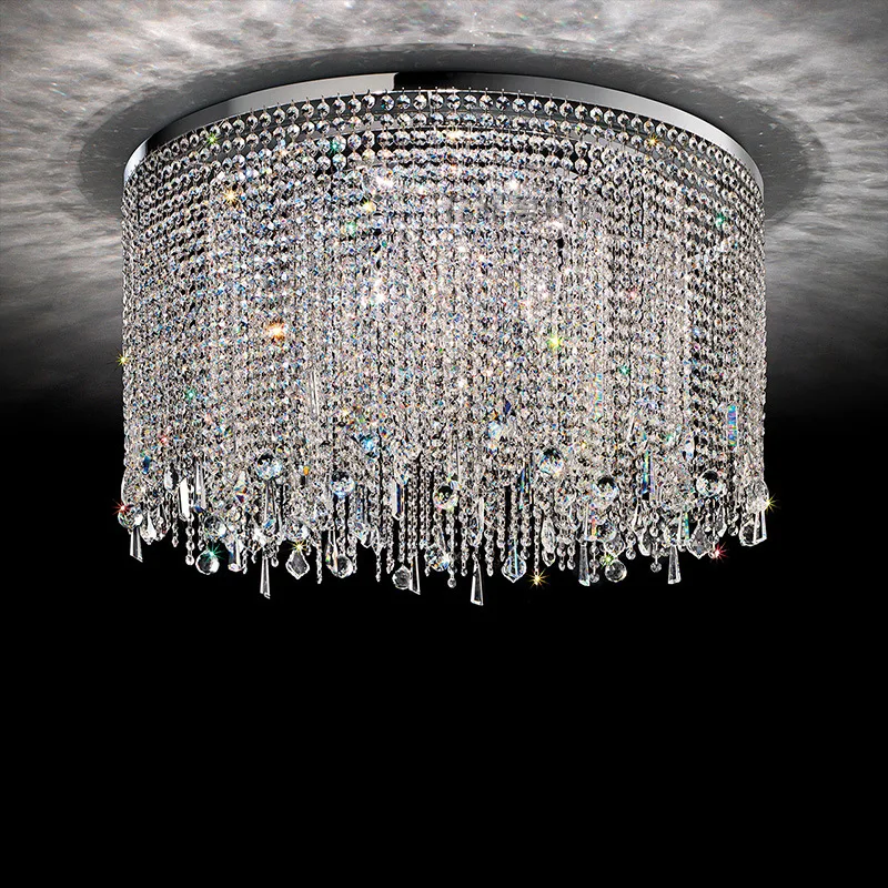 

Light luxury post-modern crystal living room, dining room, bedroom, study ceiling lamp