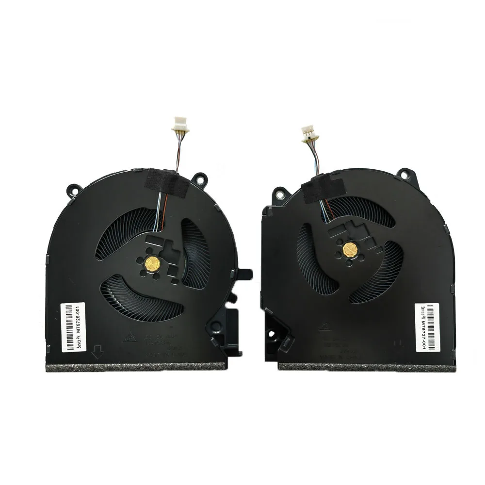 New laptop  CPU and GPU Cooling Fan for HP Pavilion gaming 7 Victus 16-D 16-E  TPN-Q263 TPN-Q264  M75725-001 M75727-001 80W